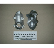 Патрубок водяний коробки (кришка корпусу термостійкість.) (вир-во Росія)