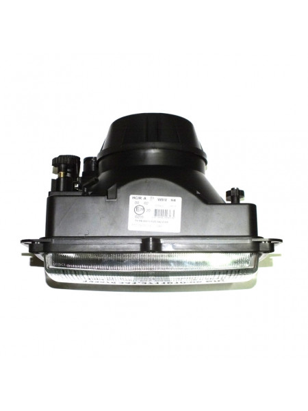 Картинка товара Фара прямокутна без ЛАМПИ 24В з ручн. коригуванням ЄВРО байонет роз'єм (Руденск 112.03.29-06 б/л)