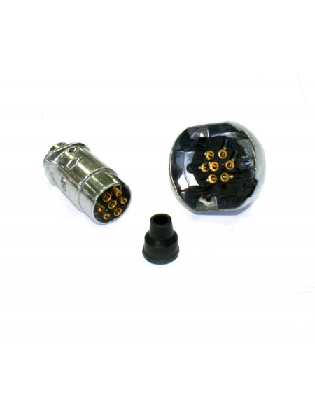 Картинка товара Вилка з розеткою в зб. ПС325 ЄВРО з пильником ВТМ S.I.L.A.