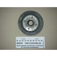 Шків приводу генератора з манжетою в зб. (вир-во К...