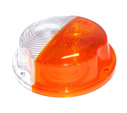 Рассеиватель ліхтаря переднього безбарвно-помаранчевий (ОСВАР)