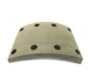 Накладка тормозная 5320, 5511 сверленная проточенная под новый барабан (Трибо)