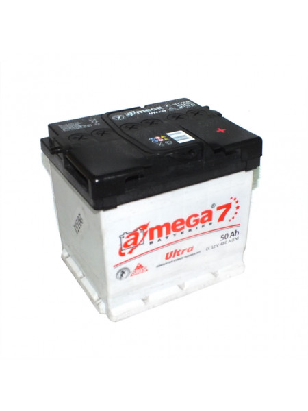 Картинка товара Аккумулятор стартерный A-MEGA ULTRA (M7) 6СТ-50 А3 (207×175×175) Евро
