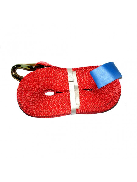 Картинка товара Ремінь стяжний без трещотки 50мм, 4т, довжина 11,5м з гаком (JTR, TM S.I.L.A.)