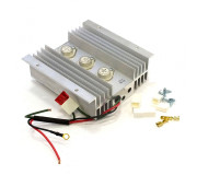 Перетворювач напруги 24В/12В 15А під прикурювач з USB портом (ТМ S.I.L.A.)