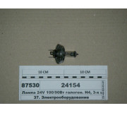 Лампа 24V 100/90Вт галоген. Н4, 3-х штир. P45t (ДІАЛУЧ)