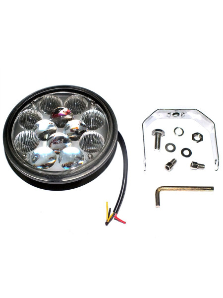 Картинка товара Фара LED кругла 36W, 12 ламп,  гибридний промінь 12/24В (вир-во Юбана)