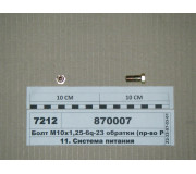 Болт М10х1 ,25-6q-23 зворотки (ВТМ S.I.L.A.)