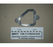 Прокладка патрубка з'єднувального впускний. колекторів (трикутн.) (Росія)