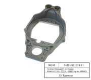 Супорт передній н/зр лівий КАМАЗ-53205, -53229, -65115 (пр-ва КАМАЗ)