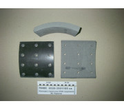 Накладка тормозная 6520 сверленная (Трибо)