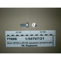 Болт М10х1 ,25-25 кришки штанги реактив. (Белебей)...